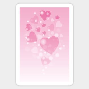 Hearts of love Sticker